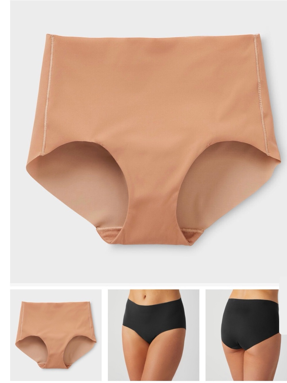 Duluth Trading Co Women's Line Tamer Sticky Cheeks Hipster, Maple Sugar Color